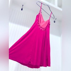 Low Statement Back Mini Dress